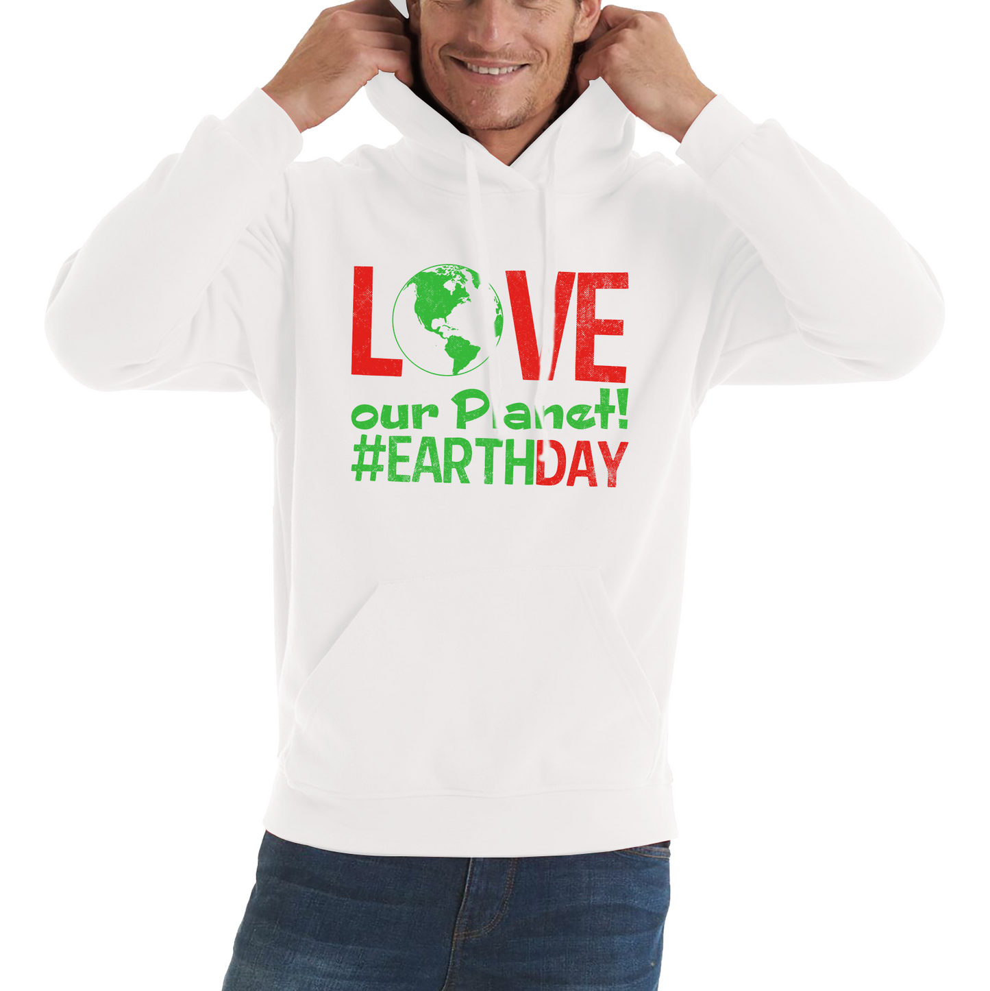 Love Our Planet Earth Day Hoodie