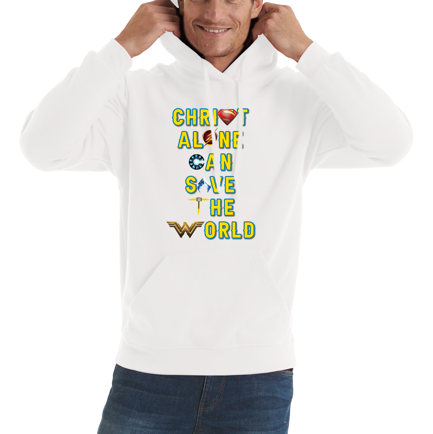 Christ Alone Can Save The World Hoodie