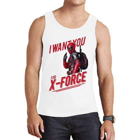 I Want You For X-Force, Deadpool Inspired Tank Top