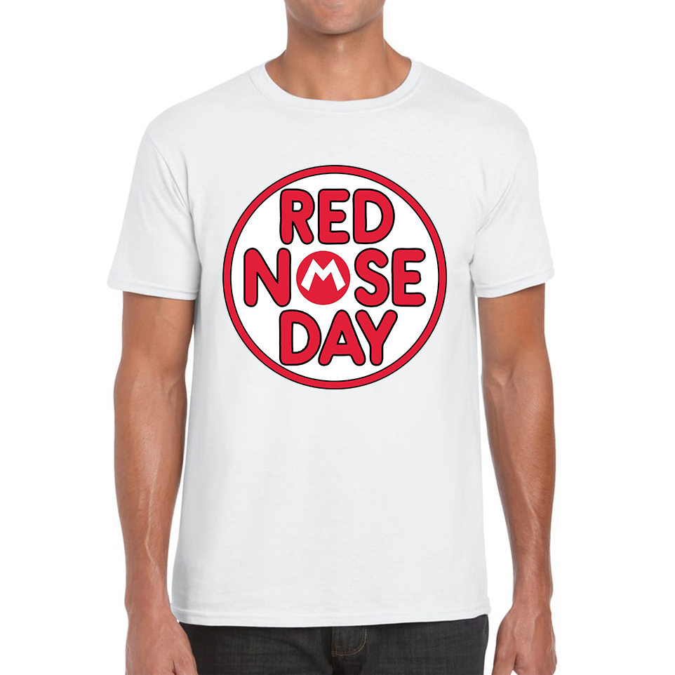 Comic Relief Red Nose Day Super Mario T Shirt