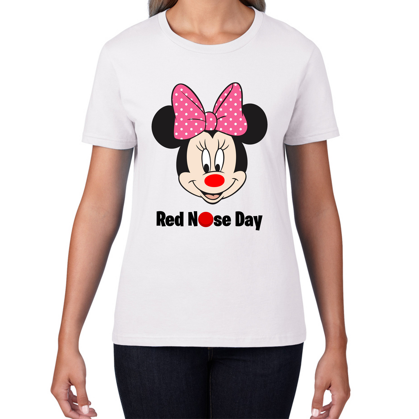 Minnie Mouse Red Nose Day T Shirt
