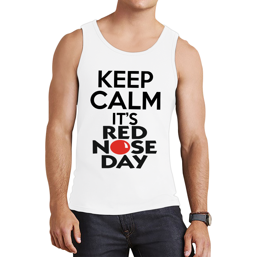 Keep Calm It's Red Nose Day Tank Top