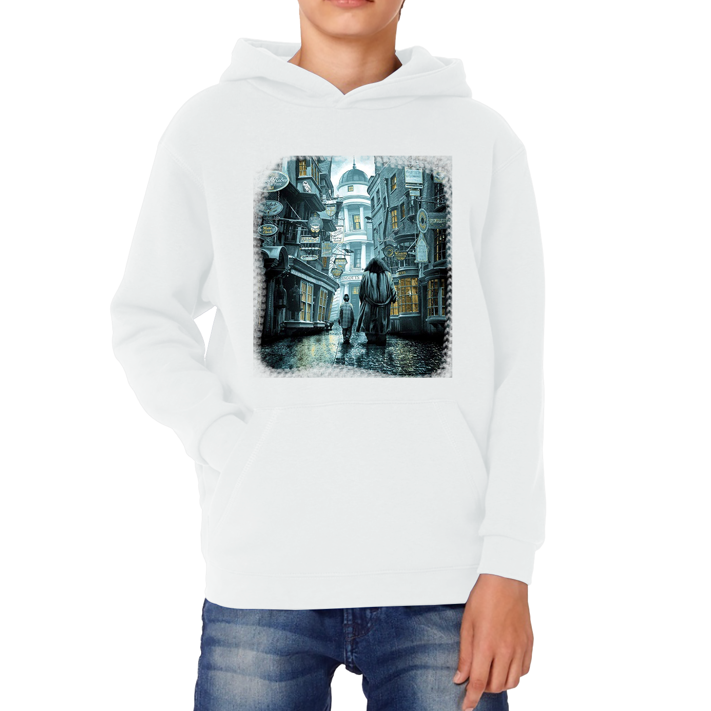 Ape Meets Girl Harry Potter And The Sorcerers Stone Poster Hoodie