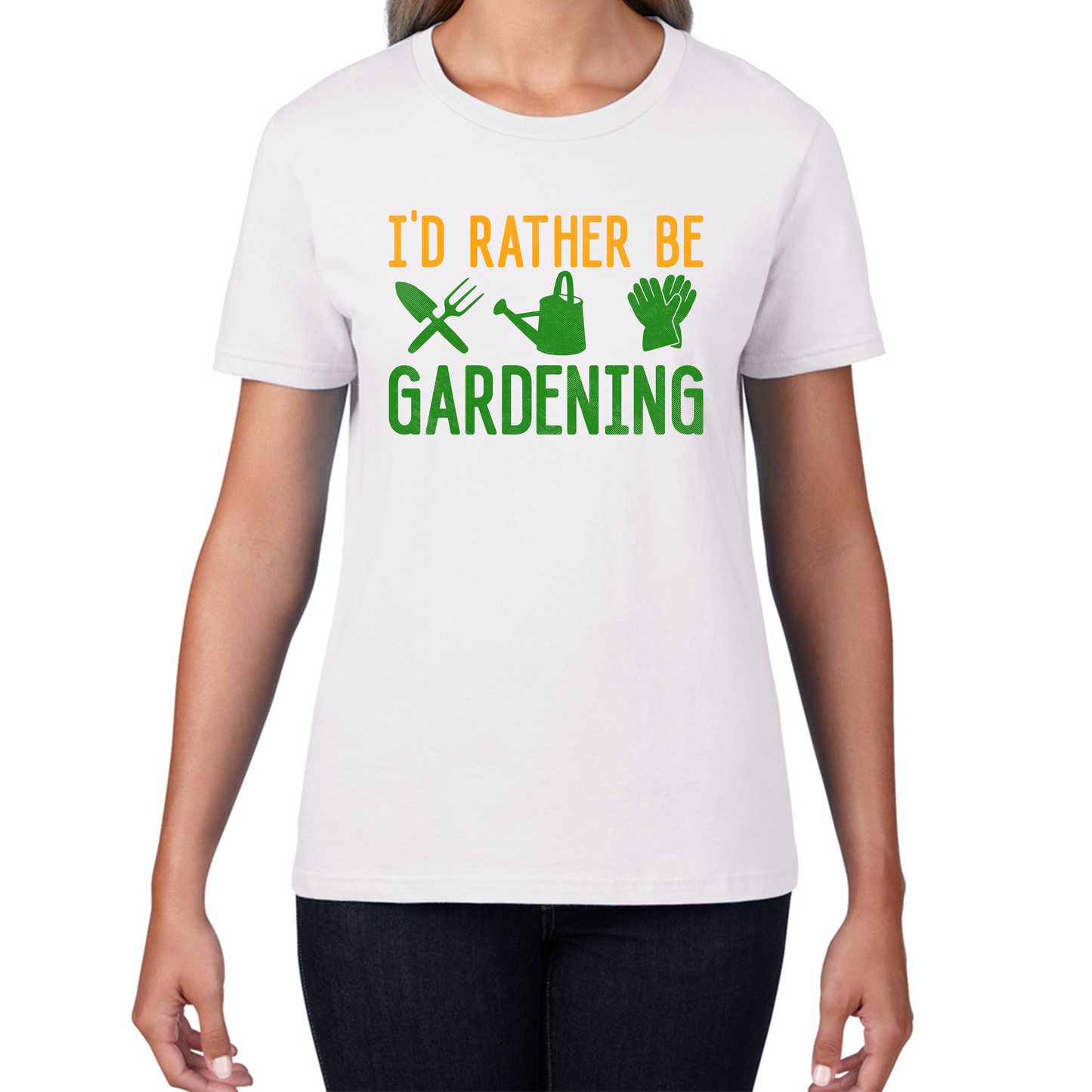 I'd Rather Be Gardening Funny T Shirt