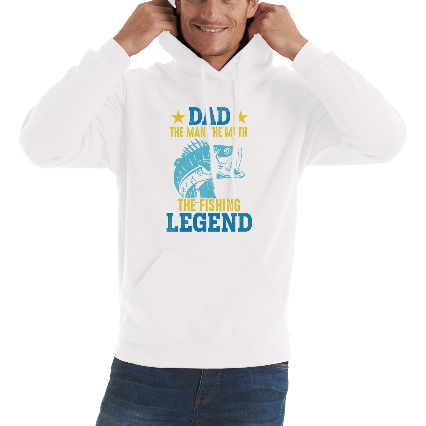 Dad The Man The Myth The Fishing Legend Hoodie