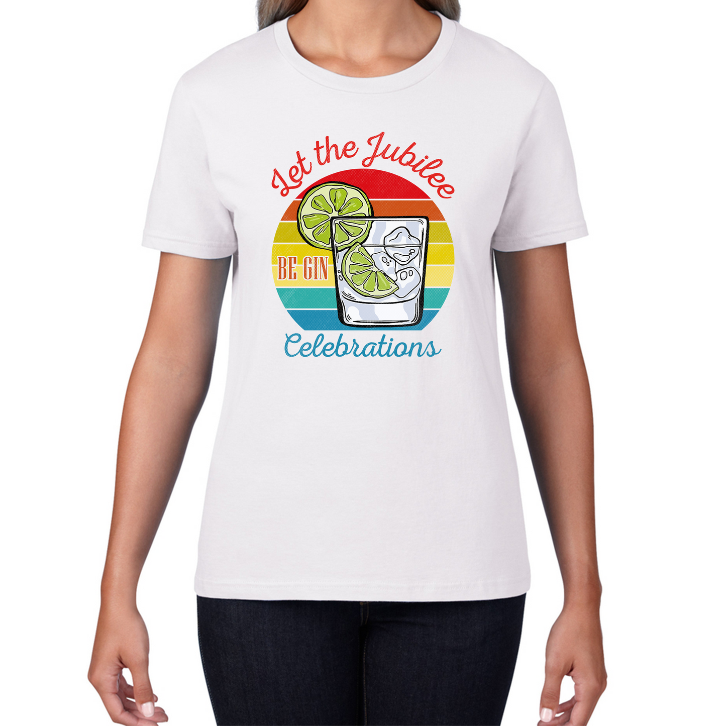 Let The Jubilee Be Gin Celebration Funny T Shirt