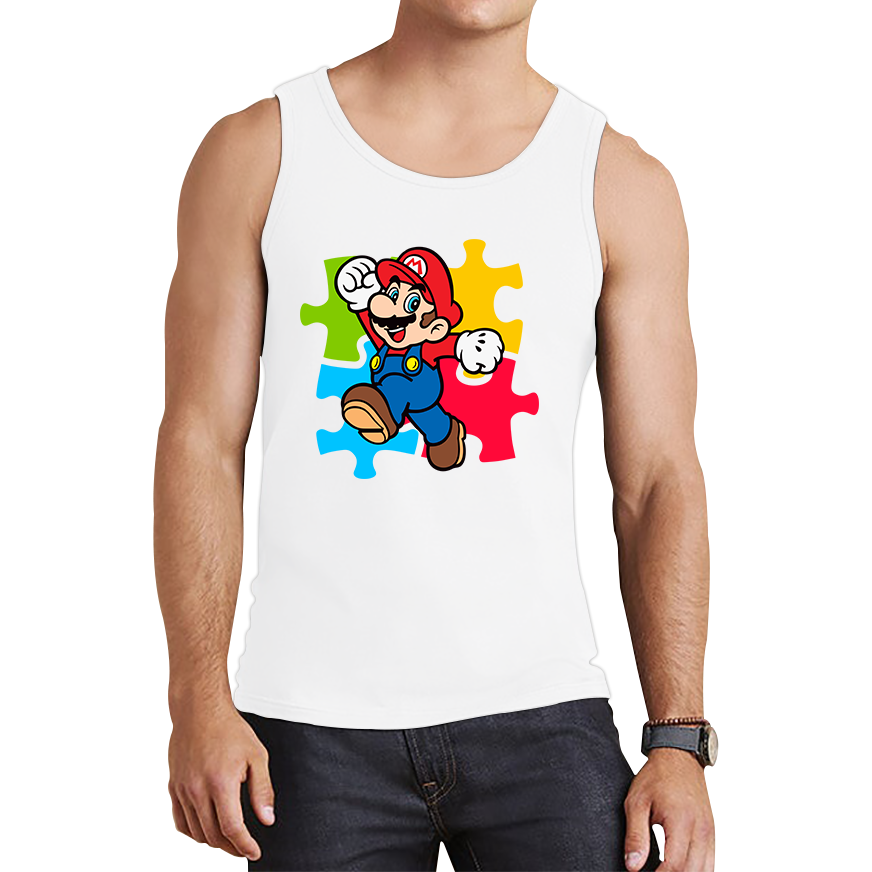 Super Mario Funny Tank Top