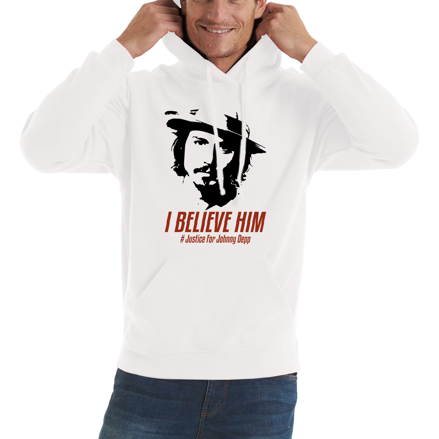 I Believe Him # Justice For Johnny Depp Unisex Hoodie