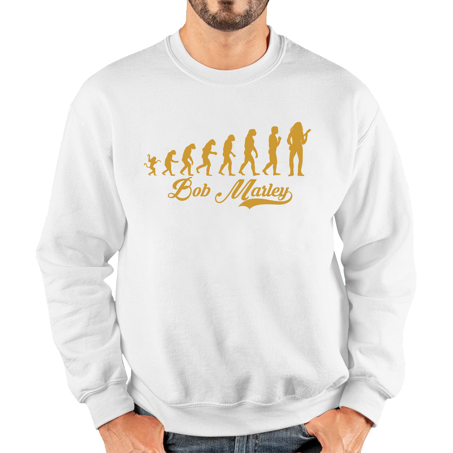Bob Marley Human Evolution Sweatshirt
