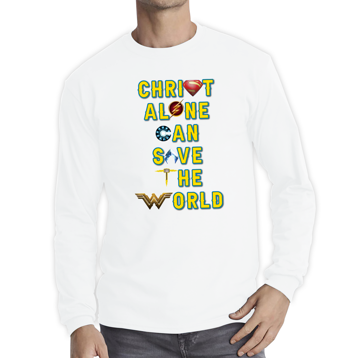 Christ Alone Can Save The World T Shirt