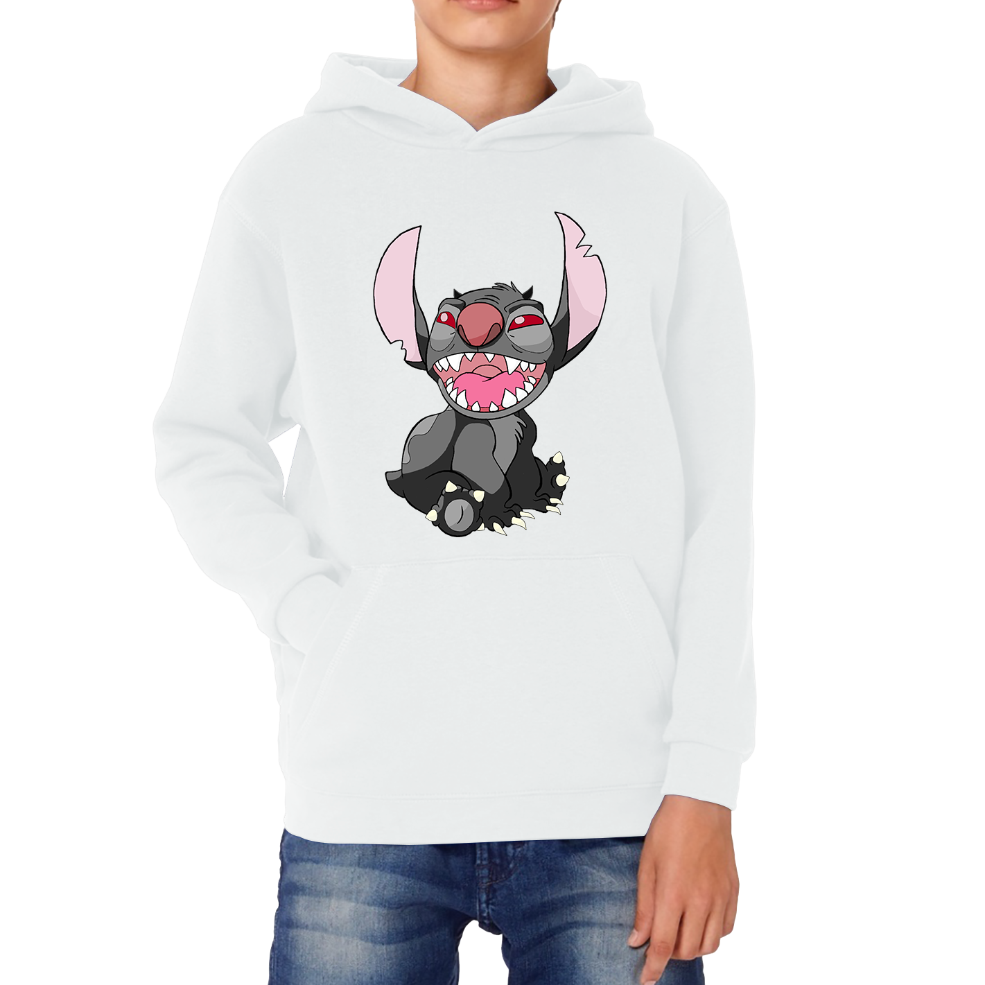 Disney Devil Stitch Funny Ohana Hoodie