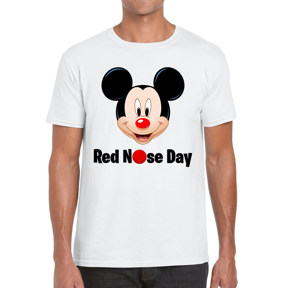 Mickey Mouse Disney Red Nose Day T Shirt