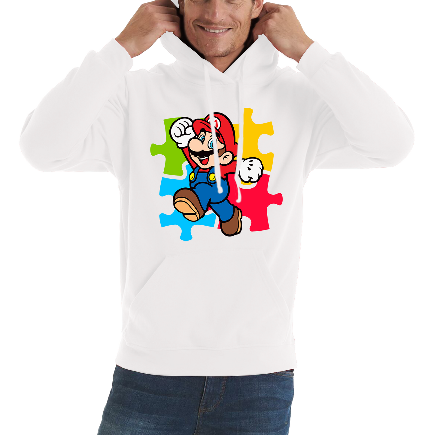 Super Mario Hoodie Mens