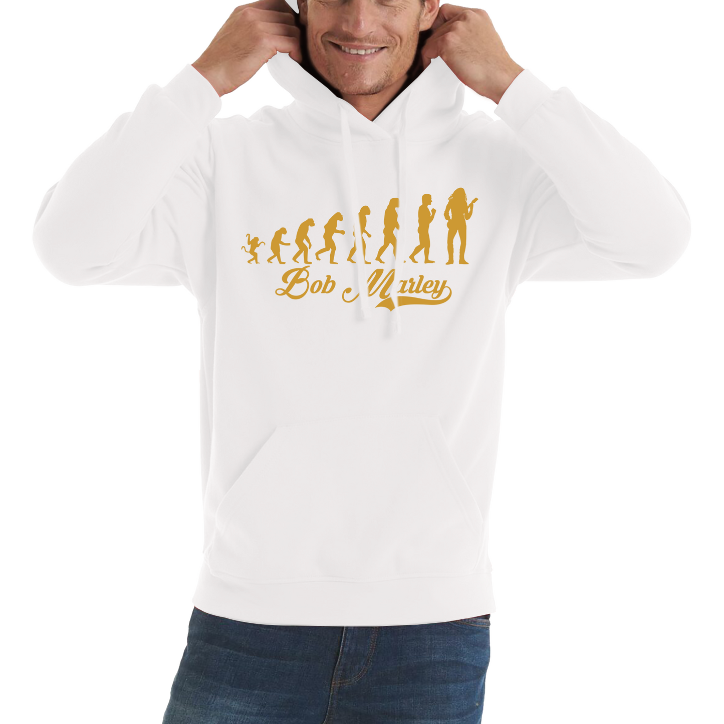 Bob Marley Human Evolution Hoodie