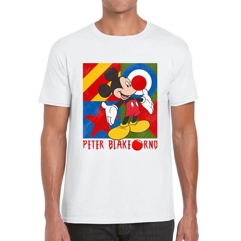 Peter Blake Mickey Mouse Red Nose Day T Shirt