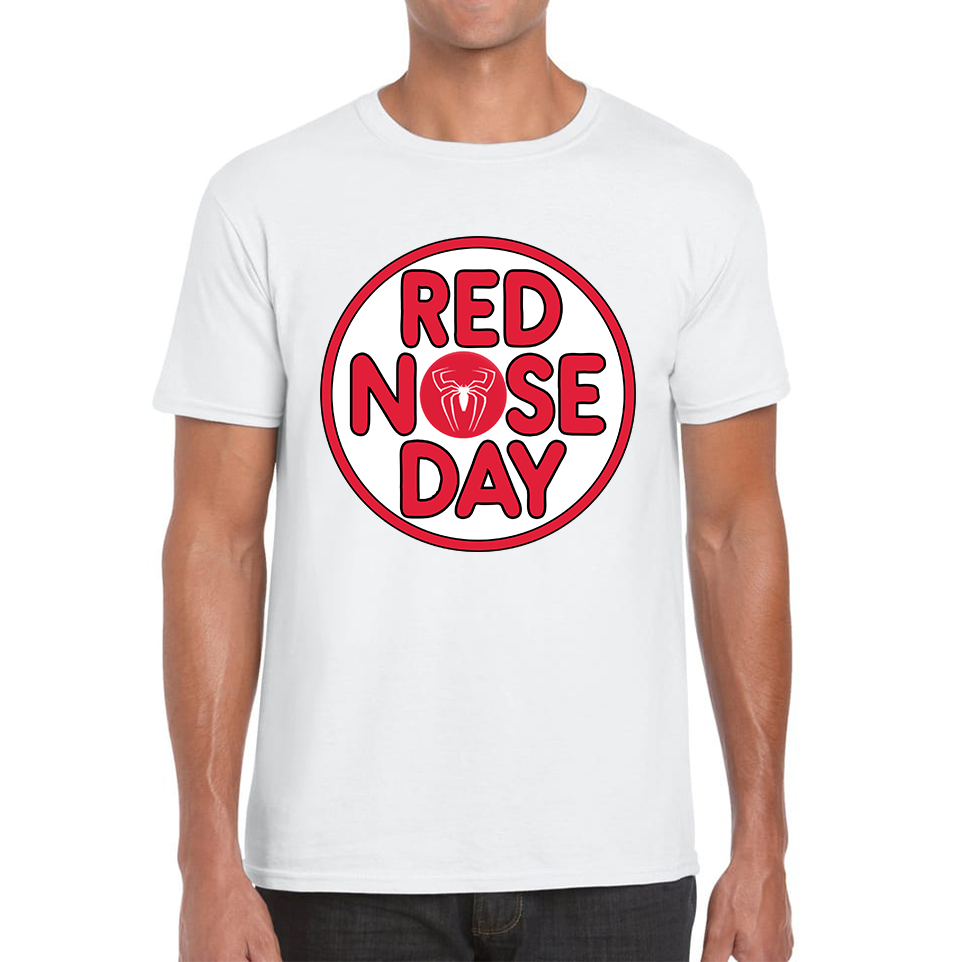 Spider Man Red Nose Day T Shirt