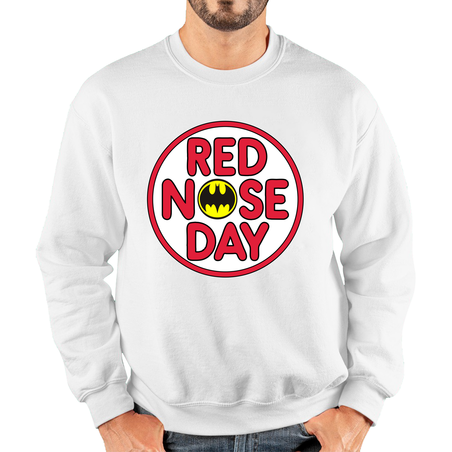 Batman Comic Relief Red Nose Day Sweatshirt