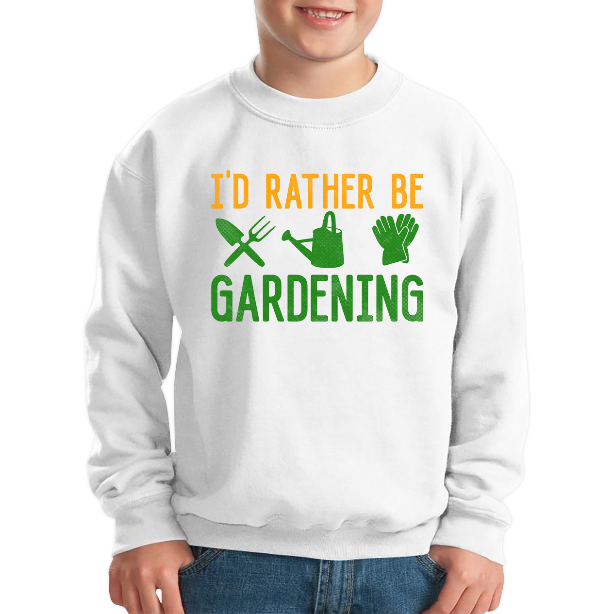 I'd Rather Be Gardening Funny Sweatshirt