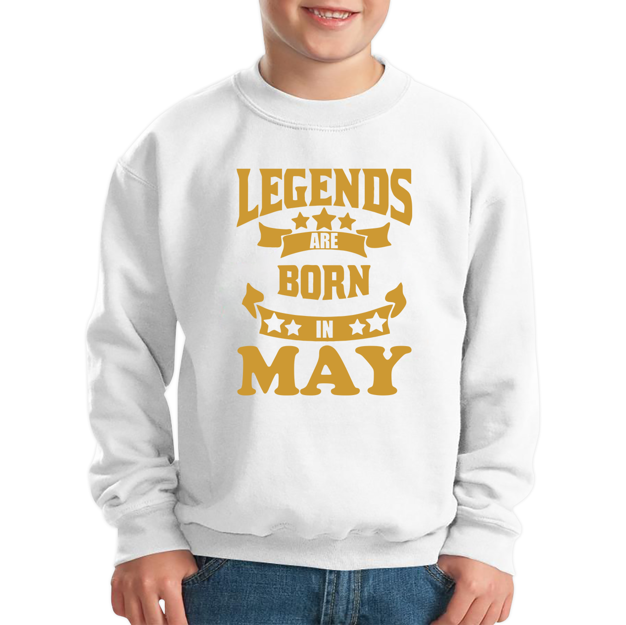 Legends Are Born In May Birthday Sweatshirt