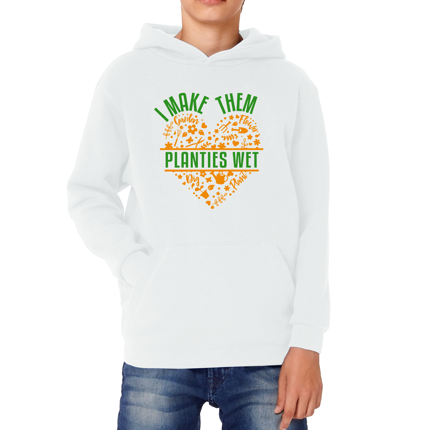 I Make Them Planties Wet Gardener Hoodie