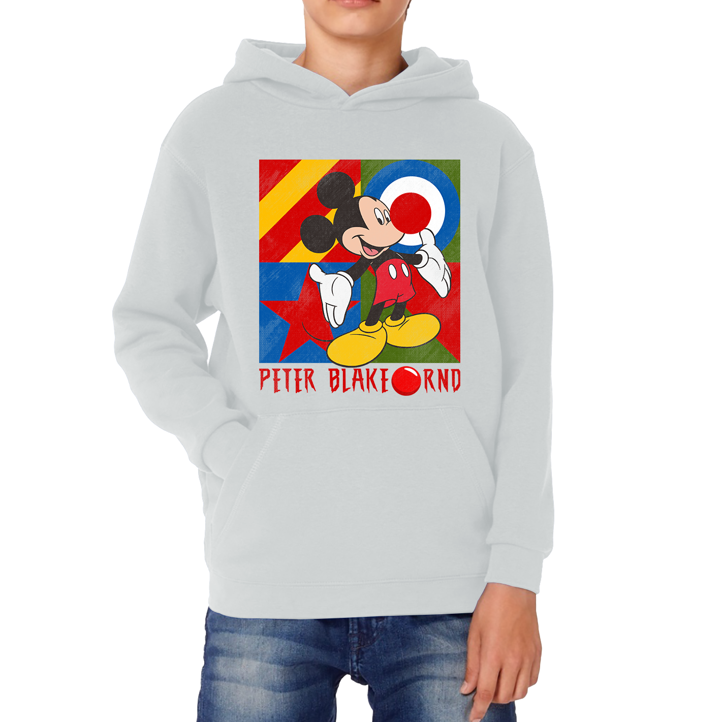 Peter Blake Mickey Mouse Red Nose Day Hoodie