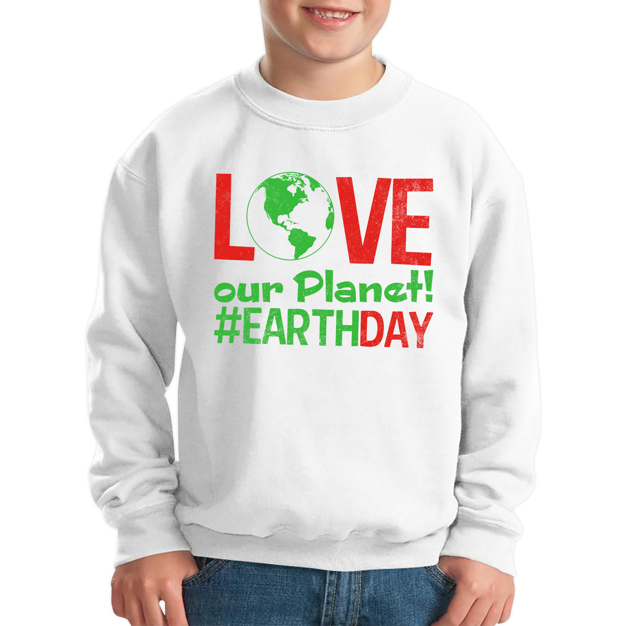 Love Our Planet Earth Day Sweatshirt