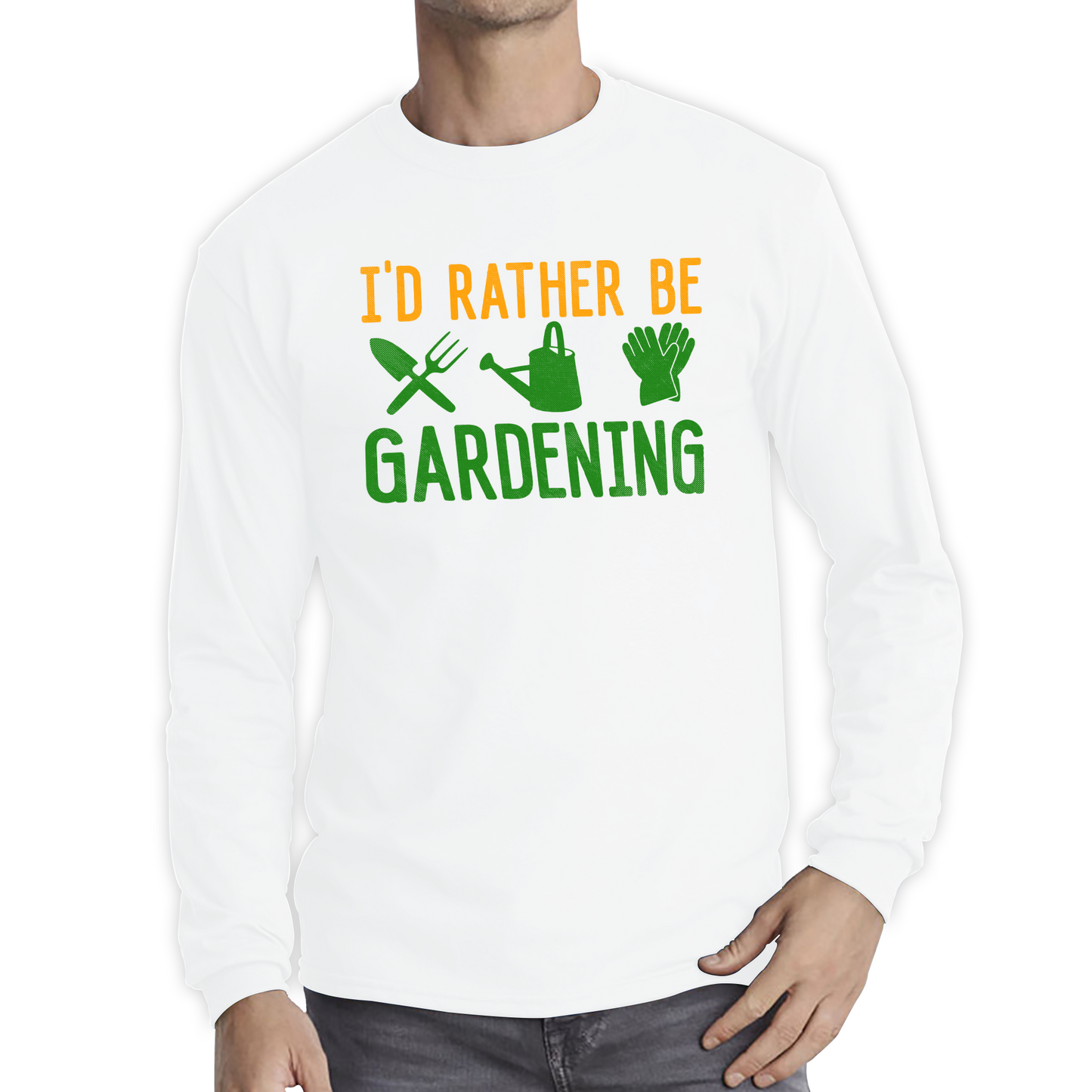 I'd Rather Be Gardening Funny T Shirt