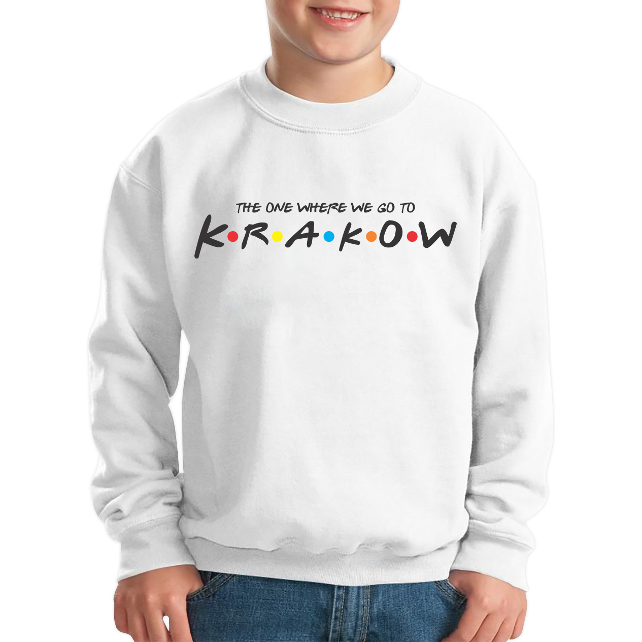The One Where We Go To Krakow Inspired By Friends Spoof City In Poland Kids Jumper