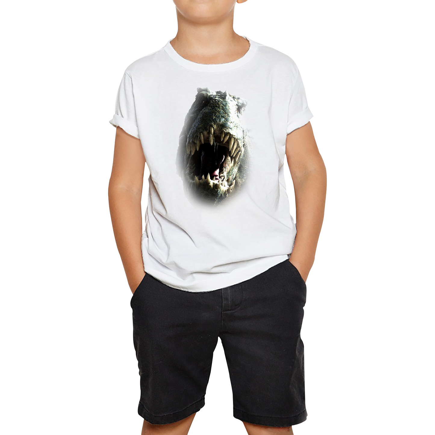 Tyrannosaurus T-rex Roaring Face T Shirt