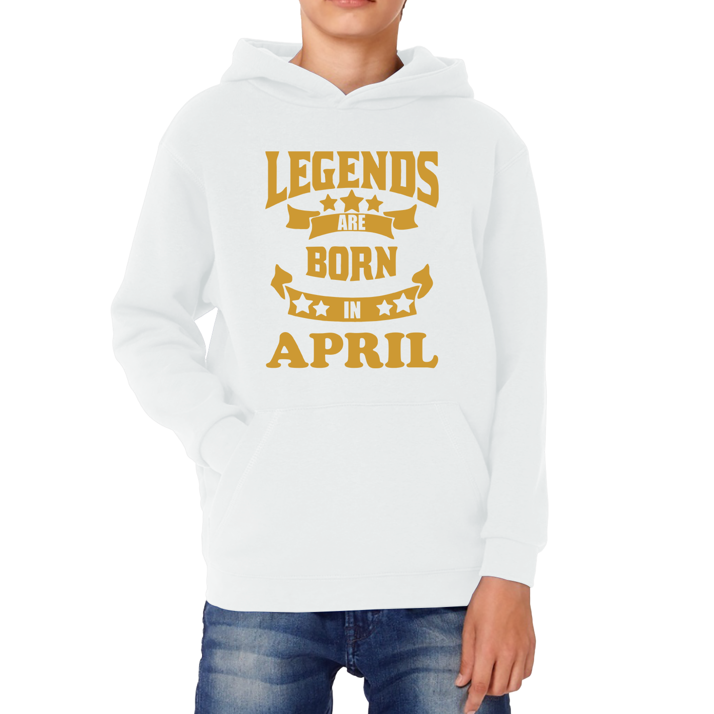 Legends Are Born In April Birthday Hoodie