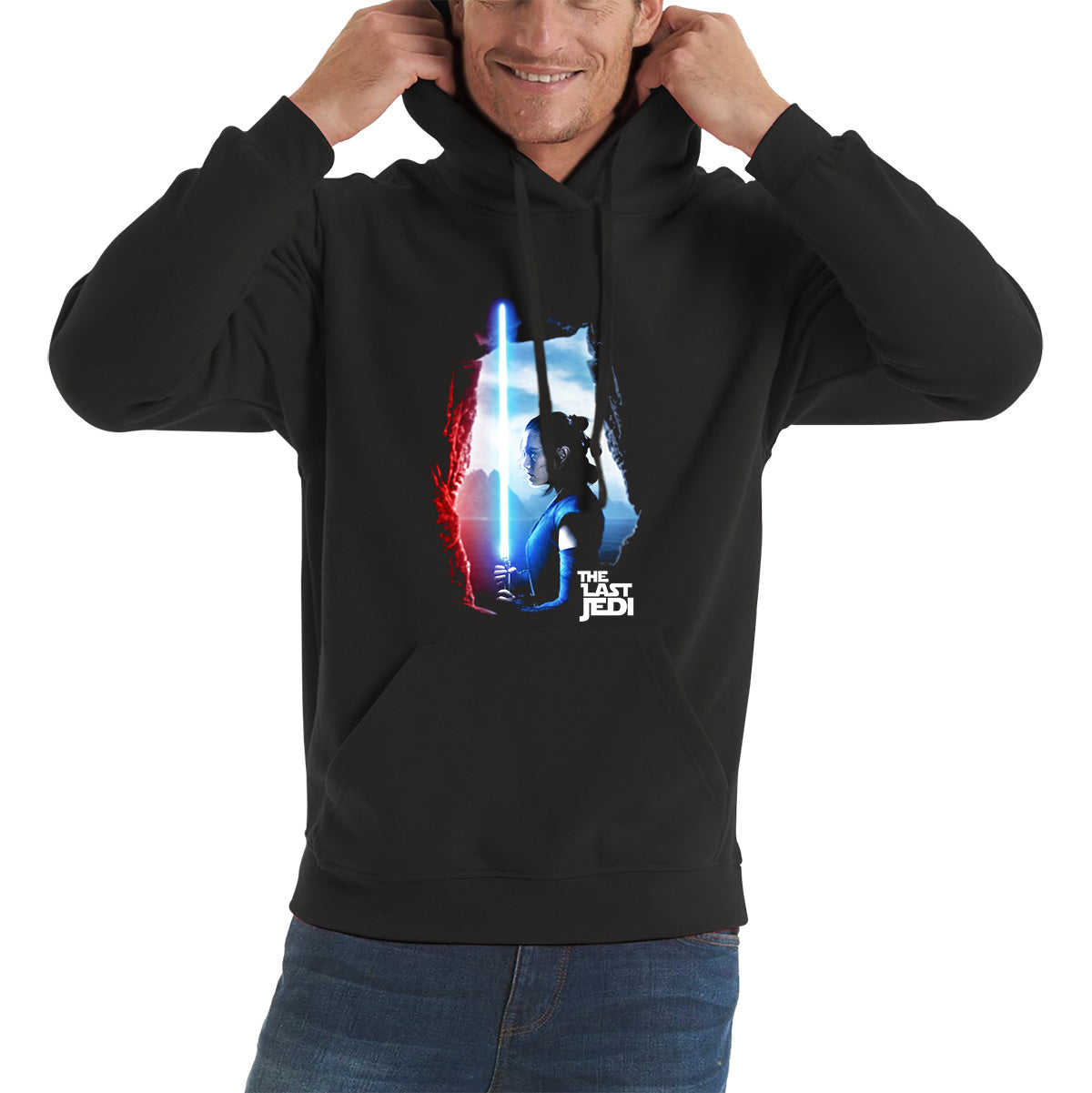 The Last Jedi Star Wars Rey Lightsaber Rey Skywalker Disney Star Wars Day 46th Anniversary Female Jedi Master Unisex Hoodie