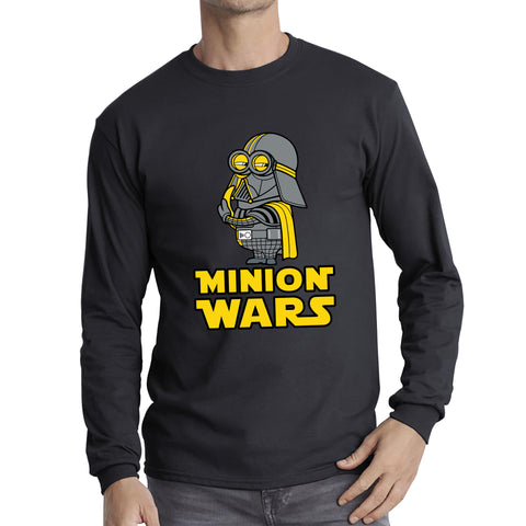 Minion Wars Trooper Cosplay Star Wars Minion Parody The Minions Become Superheroes Disney Star Wars 46th Anniversary Long Sleeve T Shirt
