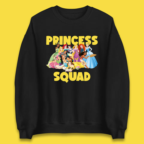 Disney Princess Squad Disney Snow White Cinderella Jasmine Disney Princess Group Disney Trip Disney World Unisex Sweatshirt