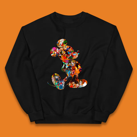 Disney Mickey Mouse Minnie Mouse All Disney Characters Together Disney Family Animated Cartoons Movies Characters Disney World Kids Jumper