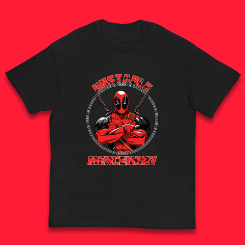 The Unstable Mercenary Funny Deadpool Marvel Deadpool Marvel Comics Superhero Fictional Character Kids T Shirt