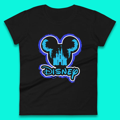 Disney Mickey Mouse Minnie Mouse Disney Castle Magical Kingdom Disney World Trip Womens Tee Top