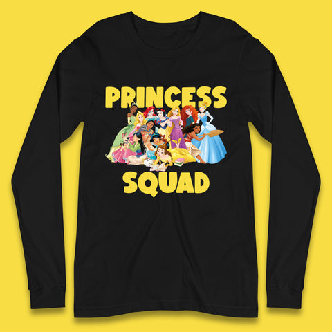 Disney Princess Squad Disney Snow White Cinderella Jasmine Disney Princess Group Disney Trip Disney World Long Sleeve T Shirt