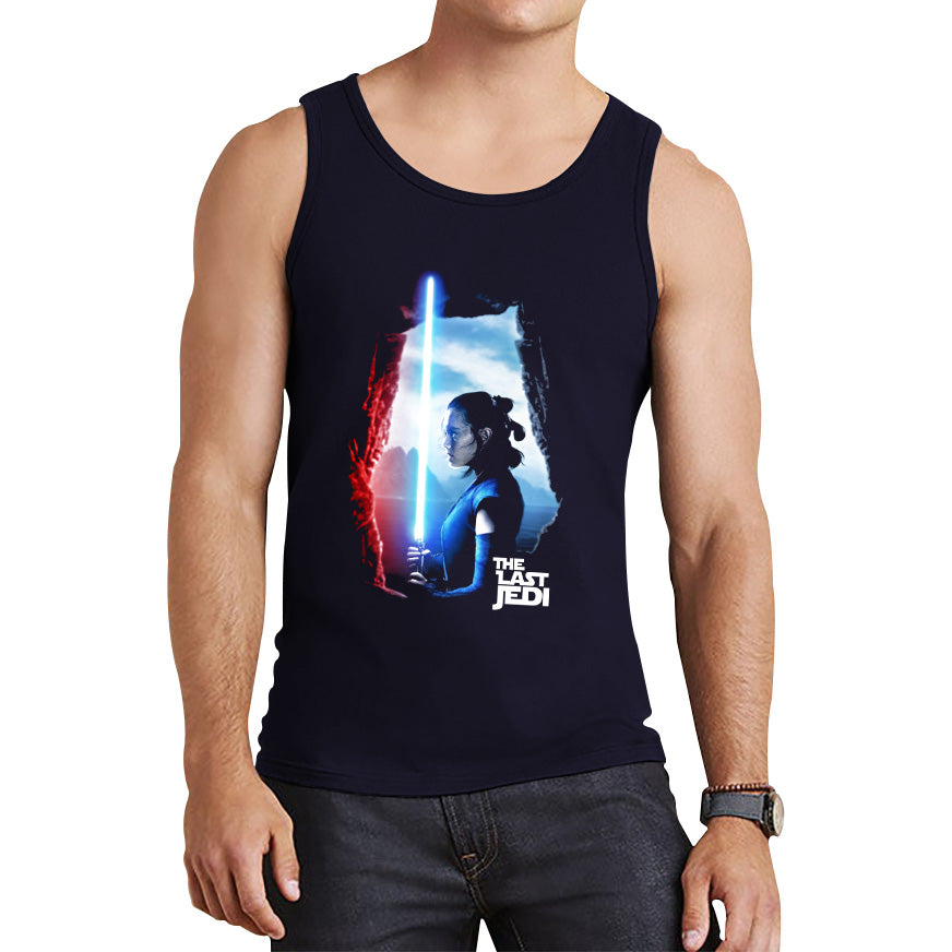 The Last Jedi Star Wars Rey Lightsaber Rey Skywalker Disney Star Wars Day 46th Anniversary Female Jedi Master Tank Top