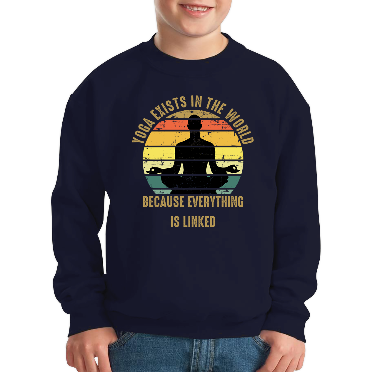 Yoga Exist In The World Because Everything Is Linked Jumper
