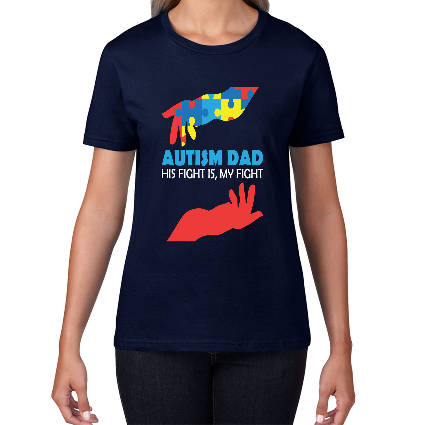Autism Awareness Fathers Day T Shirt