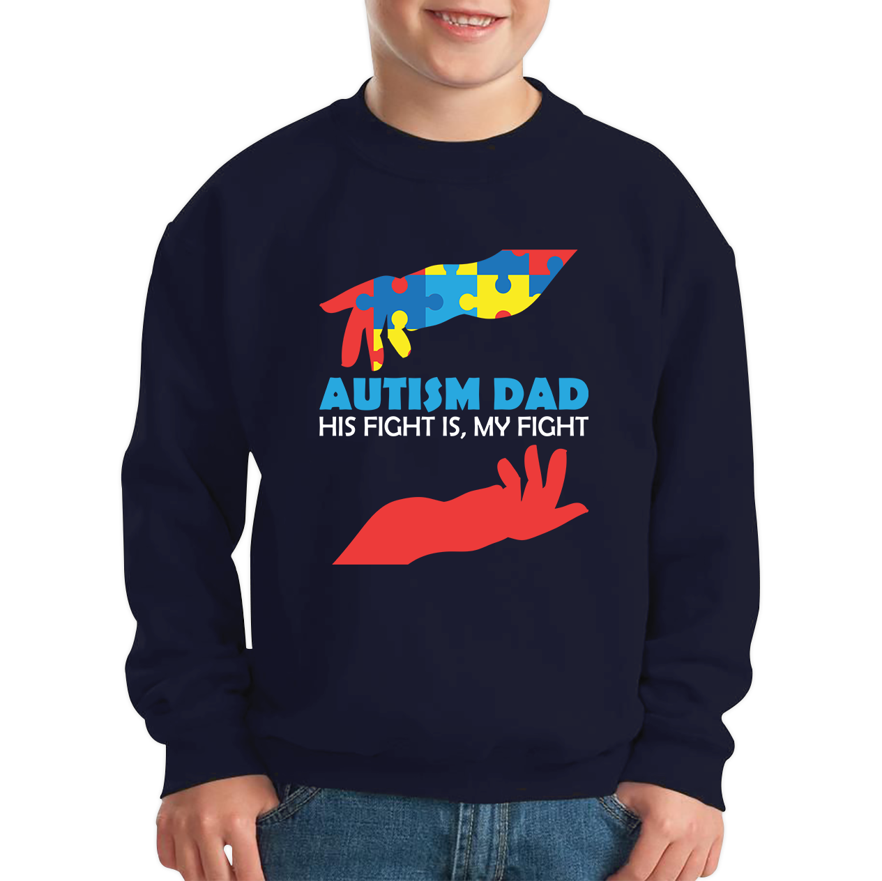 Autism Awareness Fathers Day Jumper