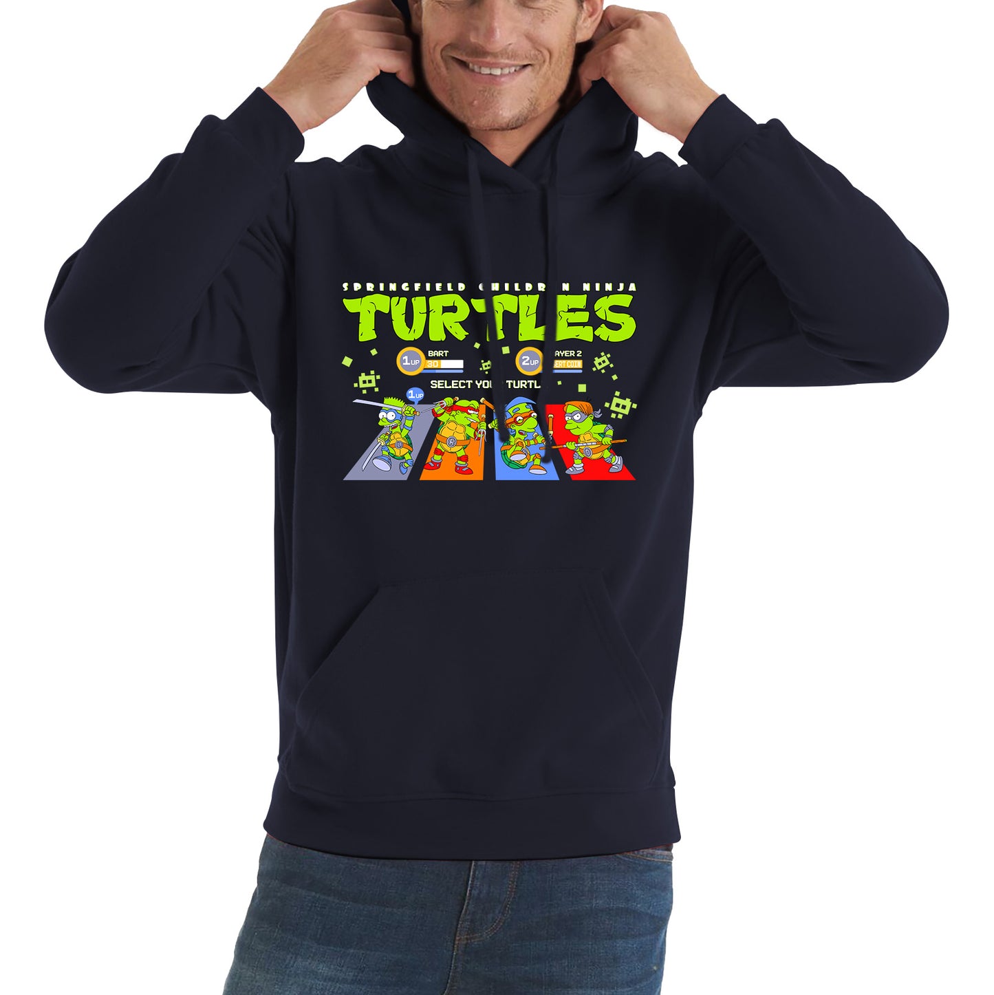 Springfield Children Green Turtles Select Your Turtle Cartoon Spoof Lovers Gift Unisex Hoodie