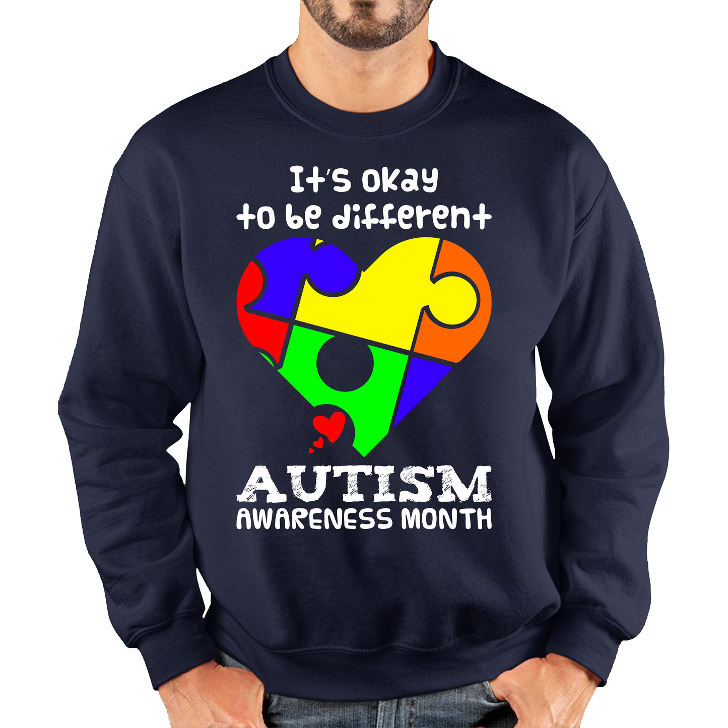 It's Ok To Be Different Autism Awareness Month Sweatshirt