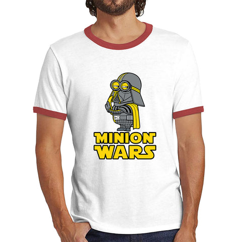 Minion Wars Trooper Cosplay Star Wars Minion Parody The Minions Become Superheroes Disney Star Wars 46th Anniversary Ringer T Shirt