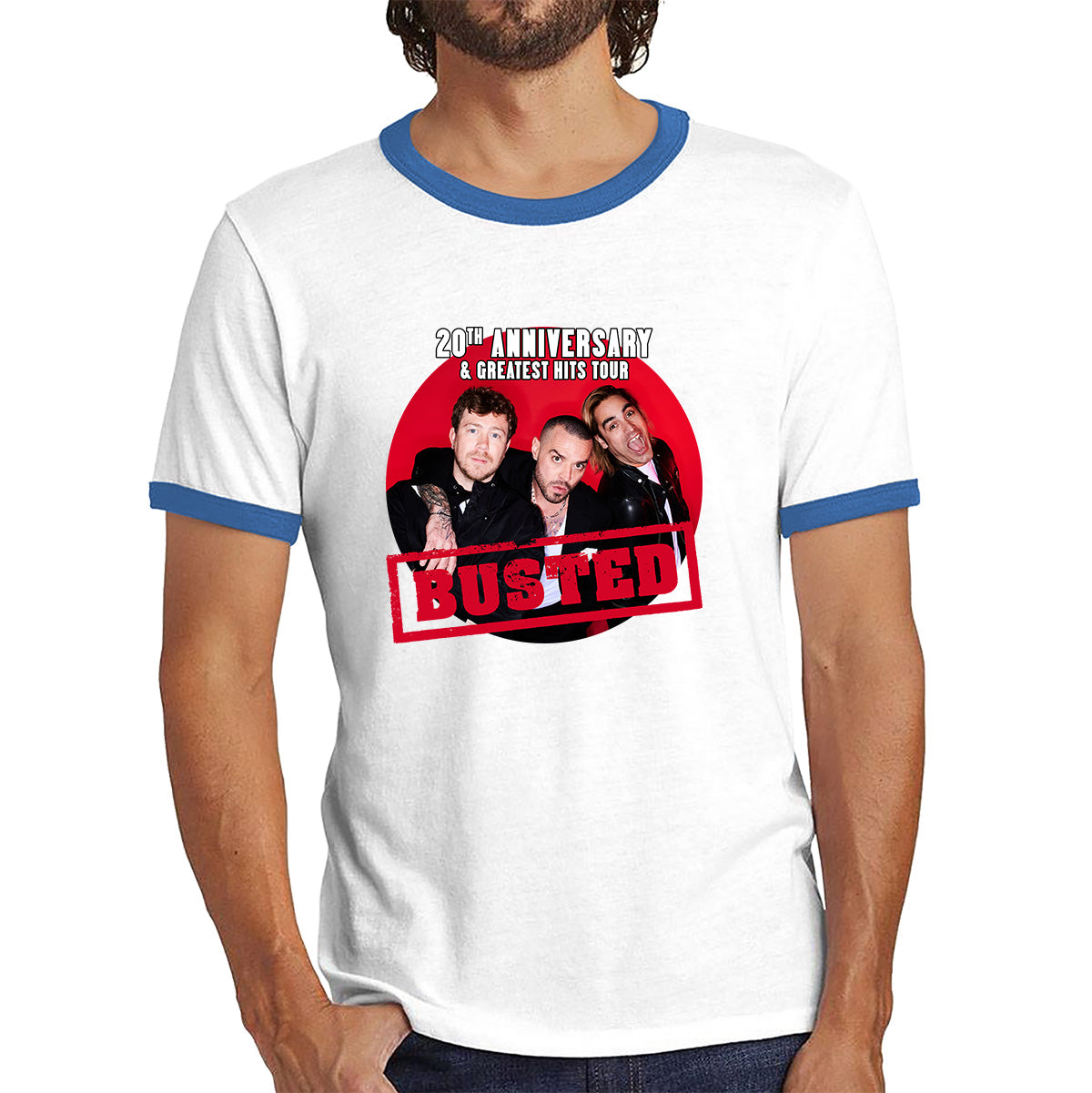 Busted Are Back To Celebrate Their 20th Anniversary Musician Band Busted Singers Ringer T Shirt