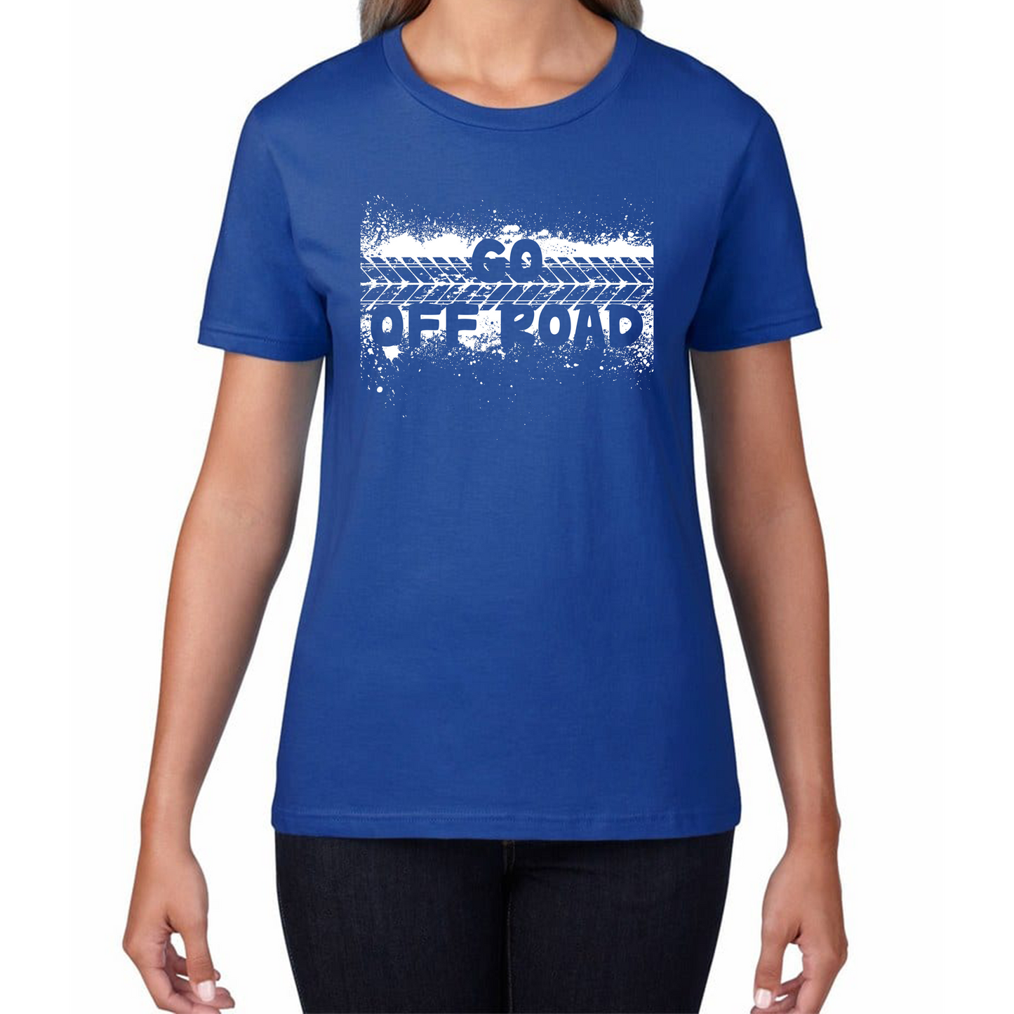 Go Off Road 4x4 Off-Road Adventure Lovers Monster Truck Off-Road Vehicle Womens Tee Top