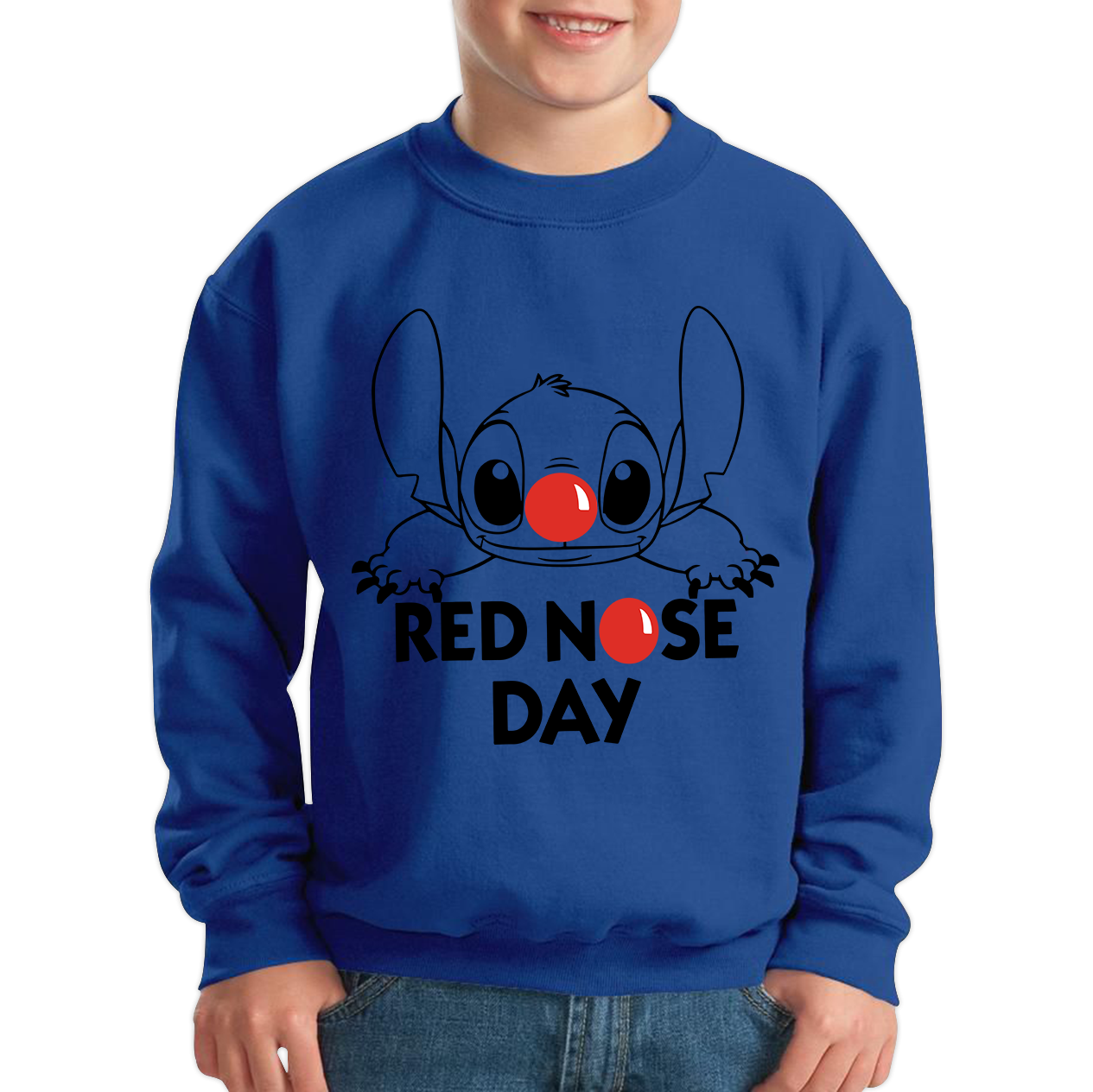 Red Nose Day Stitch Sweatshirt