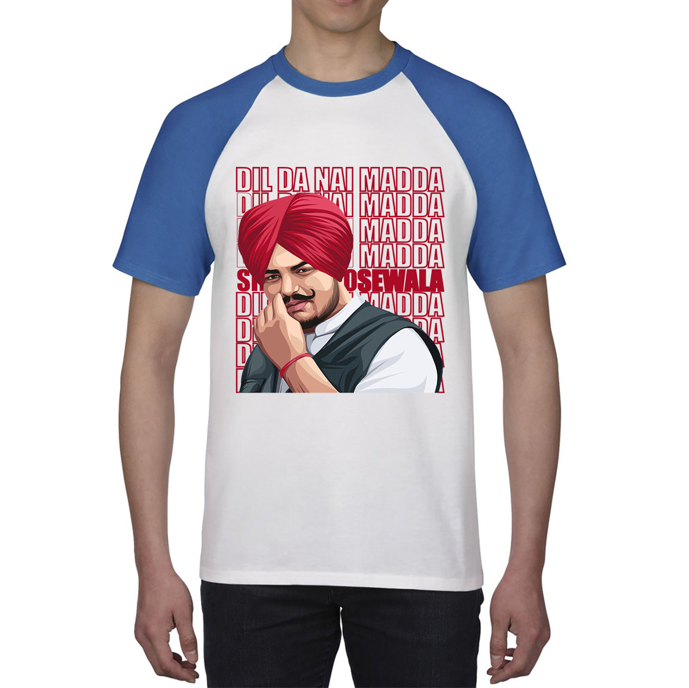Dil Da Nai Madda Sidhu Moose Wala Legend Punjabi Indian Singer Tribute To Legend Baseball T Shirt