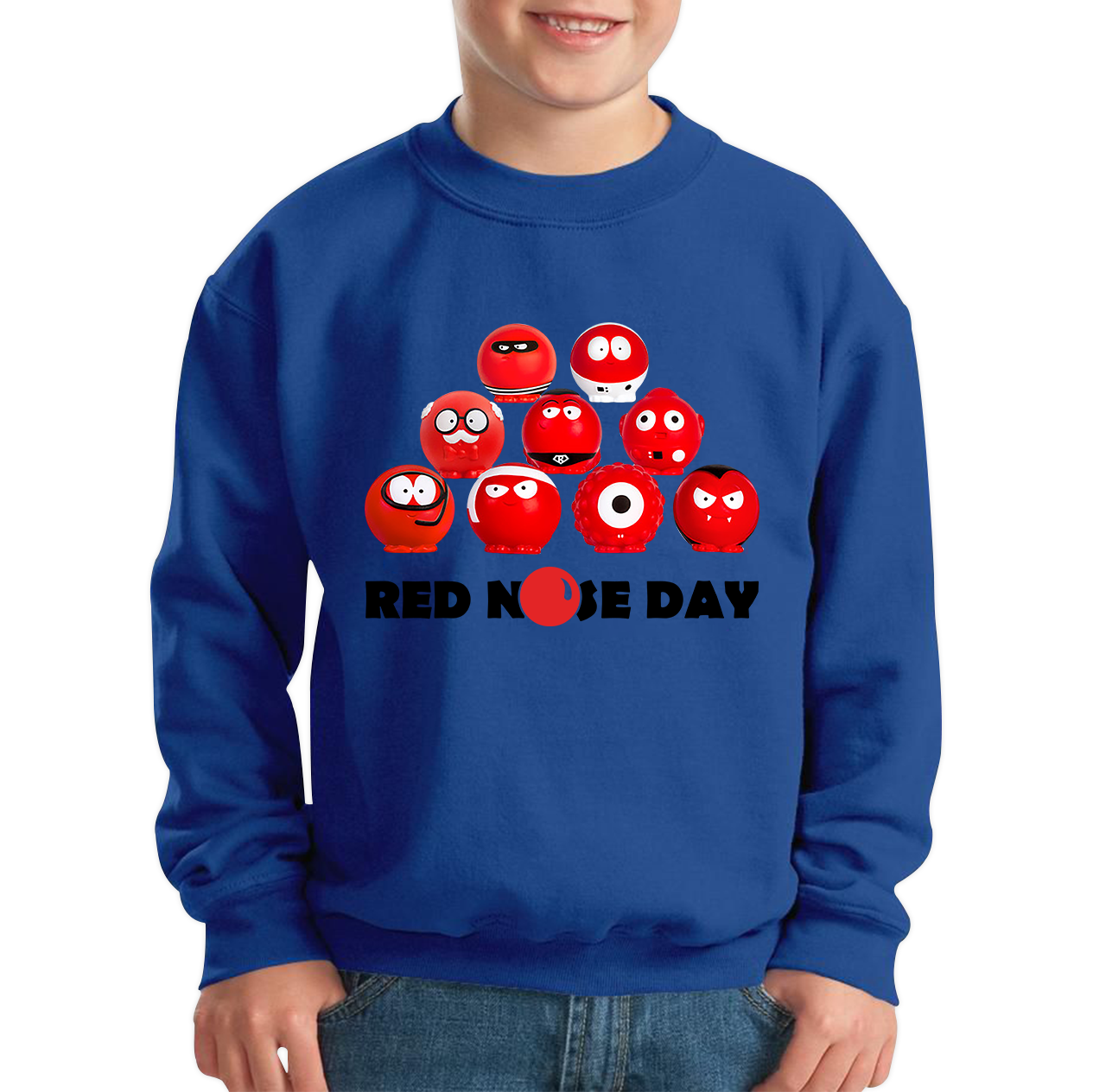 Red Nose Day Comic Relief Noses Sweatshirt.