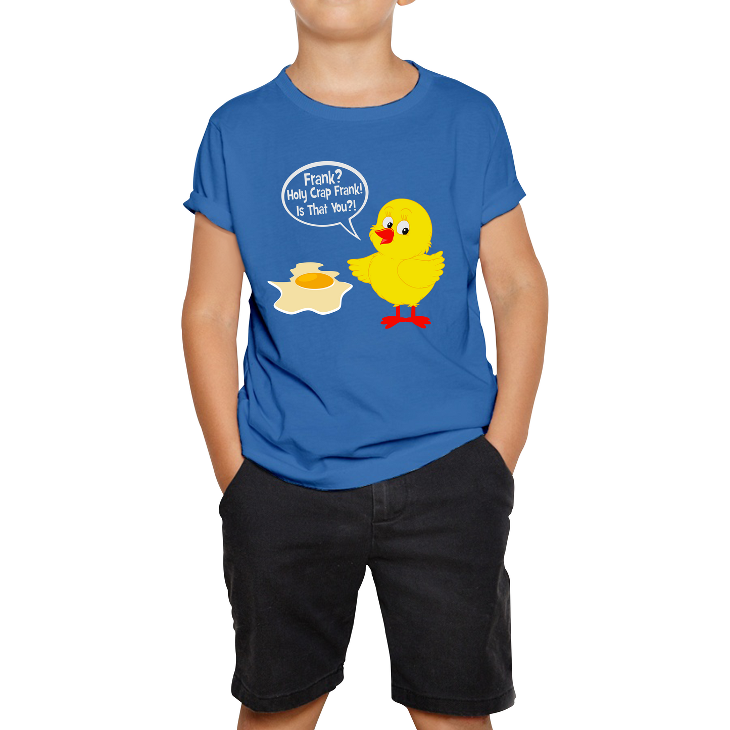 Frank? Holy Crap Frank! Is That You? Funny Egg Funny Saying Novelty Kids Tee